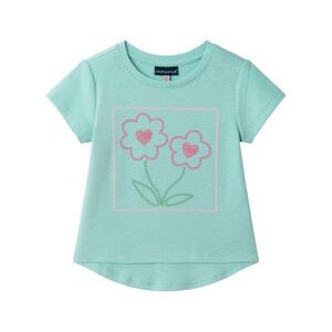 Andy & Evan Girls  Jersey Embroidered T-Shirt, Blue